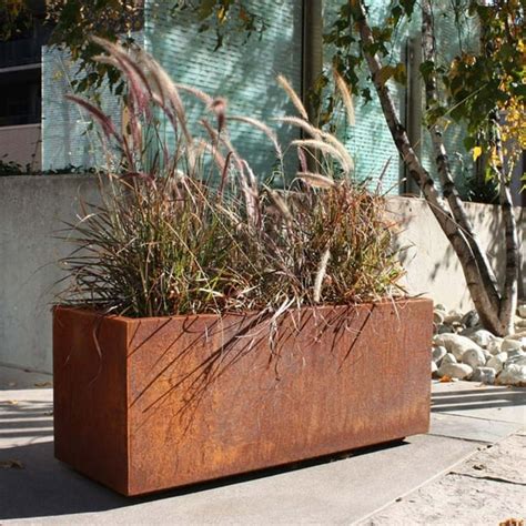 veradek metallic series long box|Corten Steel Series Long Box Planter & Reviews.